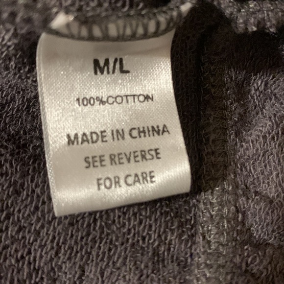 NWT Lassiter Ruffled Sweatshirt Dress in Charcoal - Picture 15 of 15